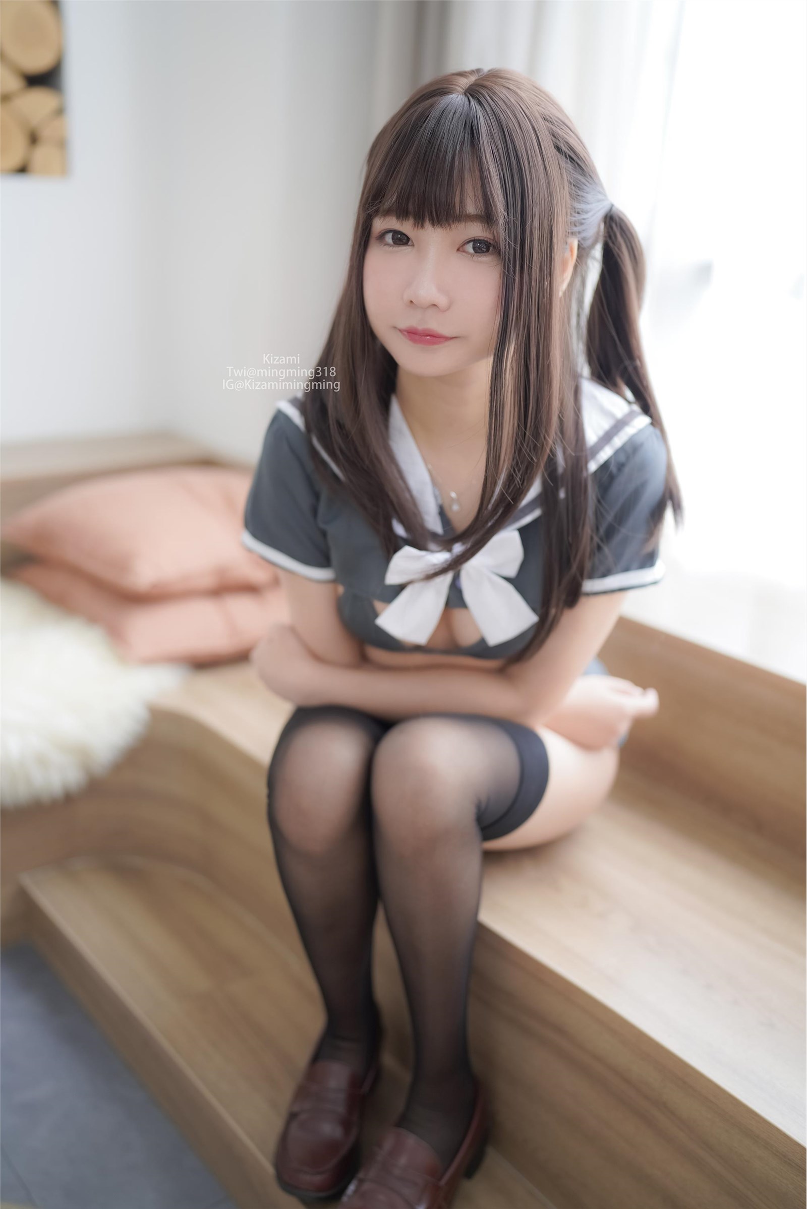 铭铭Kizami - fantia 9月会员6如果是你学校的女学生服(5)